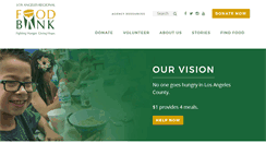 Desktop Screenshot of lafoodbank.org